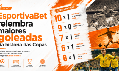 EsportivaBet relembra maiores goleadas da história das Copas