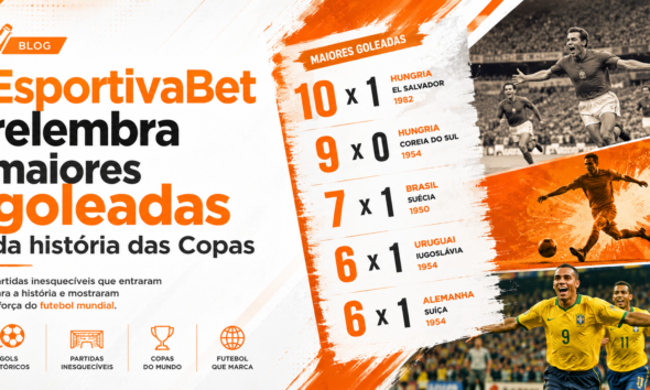 EsportivaBet relembra maiores goleadas da história das Copas